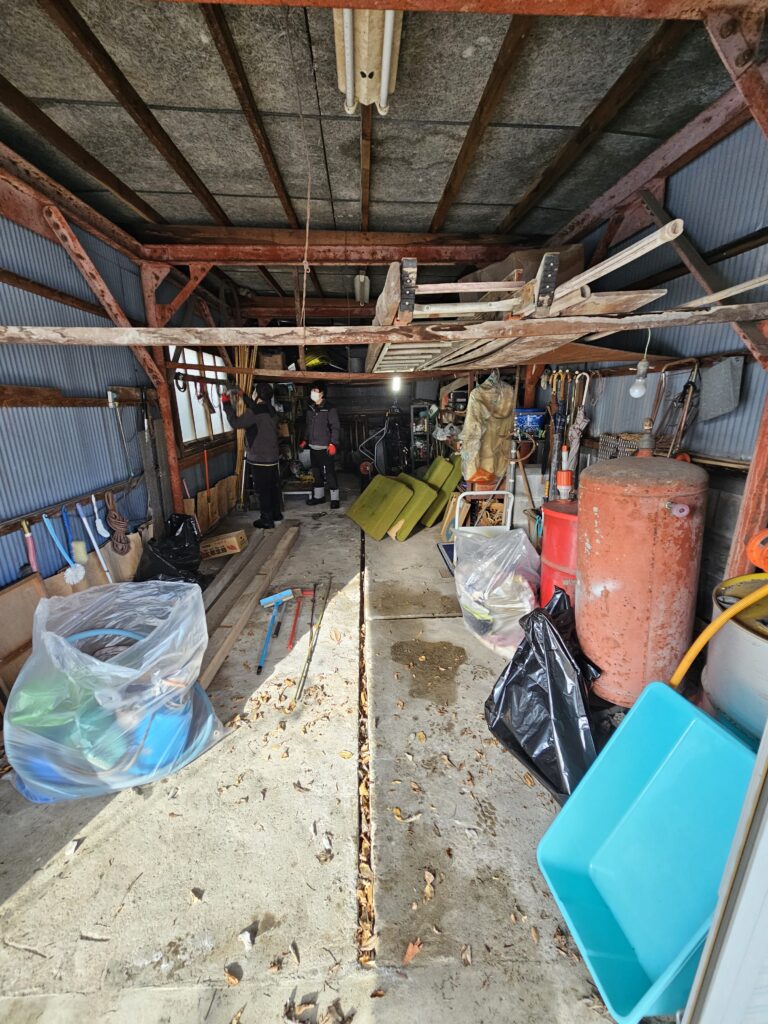 #雪の積もる中お片付け　vol.2